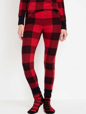 Pyjamas Old Navy Waffle-Knit Pajama Leggings Femme Rouge | 679-TMSEXI