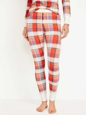 Pyjamas Old Navy Waffle-Knit Pajama Leggings Femme Rouge | 579-PIVYHA