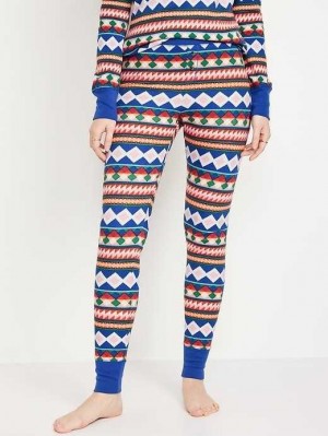 Pyjamas Old Navy Waffle-Knit Pajama Leggings Femme Geo Fair Isle | 320-KPTSQV