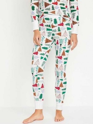 Pyjamas Old Navy Waffle-Knit Pajama Leggings Femme O Christmas Tree | 853-OGYFCK
