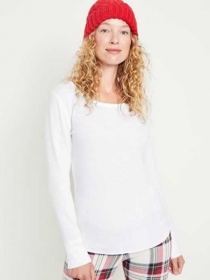 Pyjamas Old Navy Waffle-Knit Pajama Top Femme Calla Lilies | 537-VYFDWQ