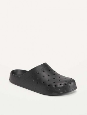 Sabot Old Navy Perforated Clog Shoes Femme Blackjack | 628-KLUVFD
