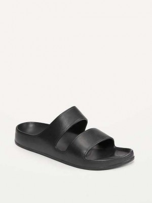 Sandale Old Navy Double-Brides Claquette Sandals Femme Blackjack | 964-UVWAKB