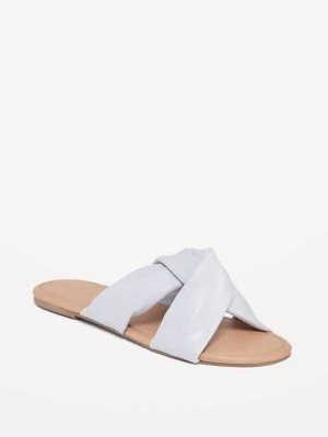 Sandale Old Navy Faux-Cuir Soft Twist Sandals Femme Lavande | 326-YWLKDX