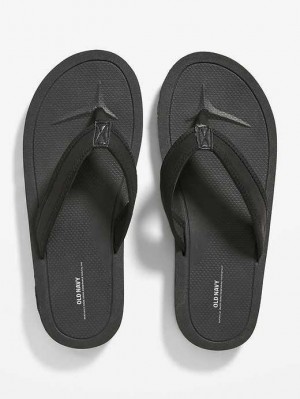 Sandale Old Navy Flip-Flop Sandals Homme Noir Marron Vert Olive Stripes | 705-GLSYQC