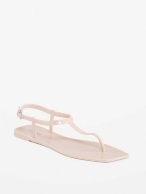 Sandale Old Navy Opaque Jelly T-Brides Sandals Femme Rose | 758-JEQLMV