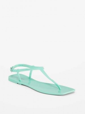Sandale Old Navy Opaque Jelly T-Brides Sandals Femme Vert | 164-BOXNWG