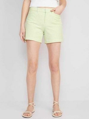 Short Old Navy High-Waisted Pixie Trouser Shorts Femme Vert | 089-YWHDXU