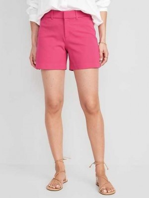 Short Old Navy High-Waisted Pixie Trouser Shorts Femme Fleur | 019-IZTOSH