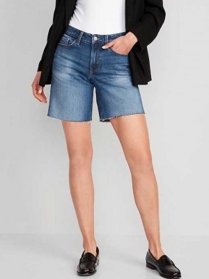 Short Old Navy OG Loose Jean Cut-Off Shorts Femme Lavage | 835-PIWJXG