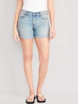 Short Old Navy Wow Jean Shorts Femme Lavage Clair | 713-EOFIXN