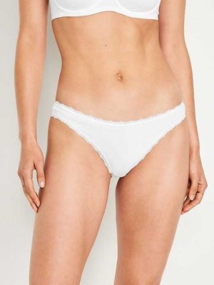 Sous Vêtement Old Navy Bikini Underwear Femme Blanche | 968-HVLMEY