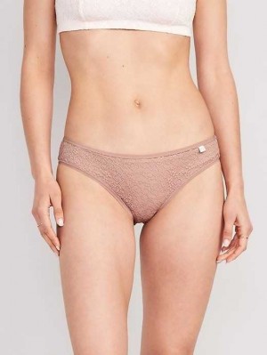 Sous Vêtement Old Navy Dentelle Bikini Underwear Femme Rose Bleu Clair | 290-EKGDLO