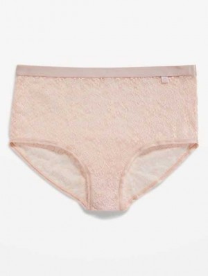Sous Vêtement Old Navy High-Waisted Dentelle Bikini Underwear Femme Pinkapedia | 120-DSWJTM