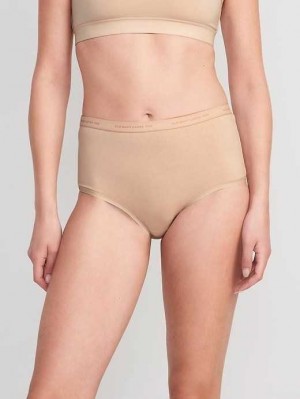 Sous Vêtement Old Navy High-Waisted Logo Graphique Bikini Underwear Femme Frappe | 389-JIOFNV