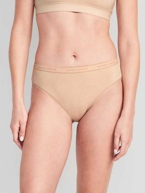 Sous Vêtement Old Navy High-Waisted Logo Graphique Classiche Bikini Underwear Femme Frappe | 270-RSAFUV