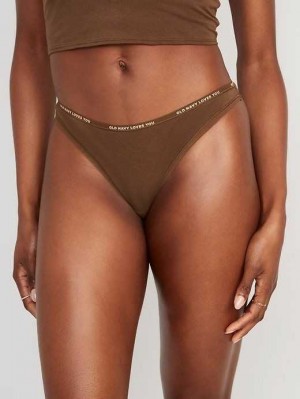 Sous Vêtement Old Navy Logo Graphique Lanières Underwear Femme Noir | 026-GVDPRE
