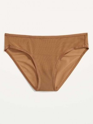 Sous Vêtement Old Navy Mesh Bikini Underwear Femme Beige | 793-BWSYVA