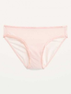Sous Vêtement Old Navy Mesh Bikini Underwear Femme Rose | 506-NJRWDT