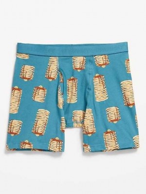 Sous Vêtement Old Navy Printed Built-In Flex Boxer-Brief Underwear Homme Violette | 520-MPNJHA