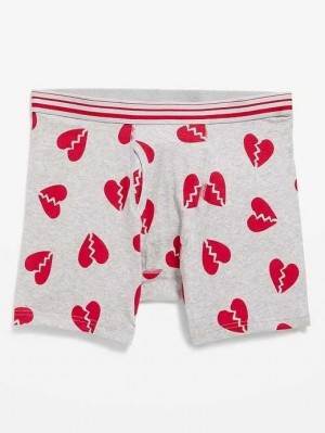 Sous Vêtement Old Navy Printed Built-In Flex Boxer-Brief Underwear Homme Heartbreaker | 350-FPSVYC