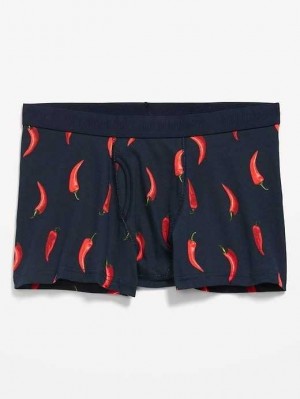 Sous Vêtement Old Navy Printed Built-In Flex Underwear Trunks Homme Rouge | 042-CTOVDR