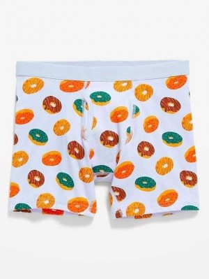 Sous Vêtement Old Navy Printed Built-In Flex Boxer-Brief Underwear Homme Donuts | 830-VROSUE