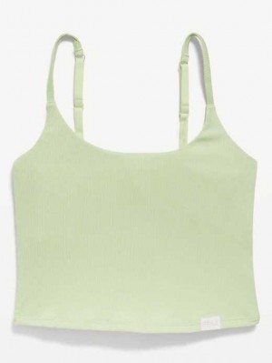 Sous Vêtement Old Navy Rib-Knit Brami Top Femme Soft Limon | 756-RPFVCA