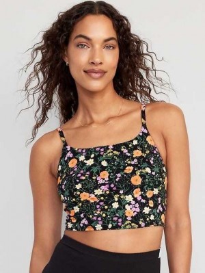 Sous Vêtement Old Navy Scoop-Neck Brami Top Femme Wild Poppy | 204-VCJQYR