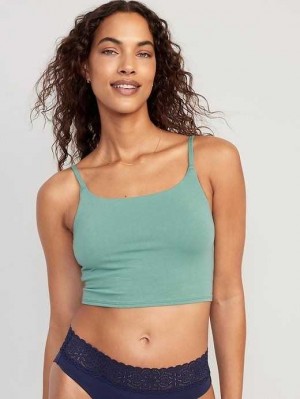 Sous Vêtement Old Navy Scoop-Neck Brami Top Femme Vert | 845-MIVGDT