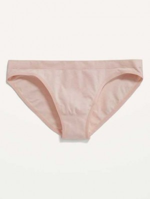 Sous Vêtement Old Navy Seamless Bikini Underwear Femme Rose | 209-UGAHTF