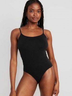 Sous Vêtement Old Navy Seamless Cami Bodysuit Femme Noir | 937-ULDCQK