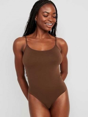 Sous Vêtement Old Navy Seamless Cami Bodysuit Femme Noir | 352-YRFOMN