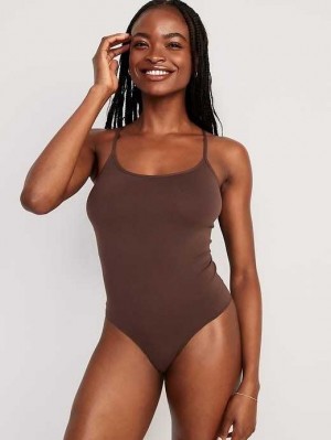 Sous Vêtement Old Navy Seamless Cami Bodysuit Femme French Roast | 915-CAMEOY