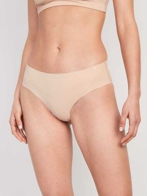 Sous Vêtement Old Navy Soft-Knit No-Show Hipster Underwear Femme Frappe | 794-KVIZRQ