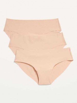 Sous Vêtement Old Navy Soft-Knit No-Show Hipster Underwear Femme Frappe | 374-QYLPTD