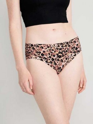 Sous Vêtement Old Navy Soft-Knit No-Show Hipster Underwear Femme Animal Prints | 293-JSTYMA
