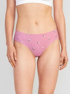 Sous Vêtement Old Navy Soft-Knit No-Show Hipster Underwear Femme Violette | 276-SBMOLF