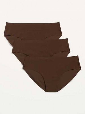 Sous Vêtement Old Navy Soft-Knit No-Show Hipster Underwear Femme Noir | 142-JUSVLP