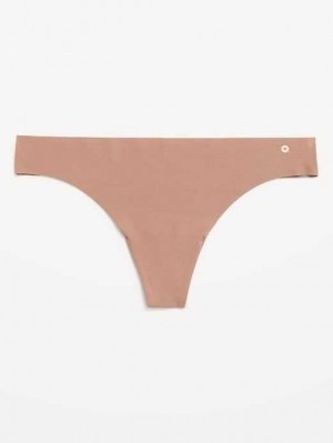 Sous Vêtement Old Navy Soft-Knit No-Show Lanières Underwear Femme Cocoa Fawn | 694-HILEUQ