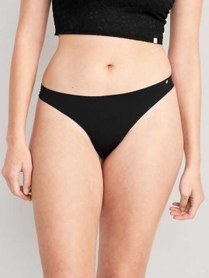 Sous Vêtement Old Navy Soft-Knit No-Show Lanières Underwear Femme Noir | 165-HOSCPI