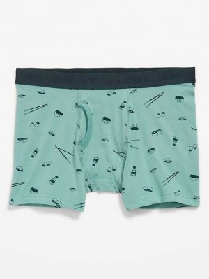 Sous Vêtement Old Navy Soft-Washed Built-In Flex Printed Boxer-Brief Underwear Homme Sashimi | 670-BRJIGS
