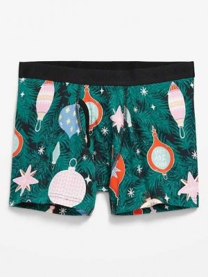 Sous Vêtement Old Navy Soft-Washed Built-In Flex Printed Boxer-Brief Underwear Homme Tinsel Town | 193-PFKRJY