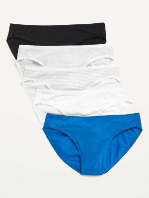 Sous Vêtement Old Navy Supima Coton-Blend Bikini Underwear 5-Pack Femme Stripes | 078-VPWBLE