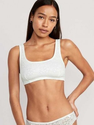 Soutien Gorge Old Navy Dentelle Bralette Top Femme Bleu Clair | 452-GDZFMT
