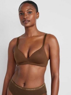 Soutien Gorge Old Navy Full-Coverage Molded Wireless Bra Femme Noir | 568-HXLIRA