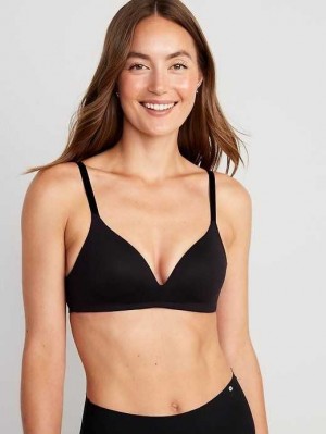 Soutien Gorge Old Navy Full-Coverage Molded Wireless Bra Femme Noir | 462-HCTGMD
