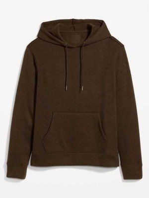 Sweat a Capuche Old Navy Fleece-Knit Pullover Hoodie Homme Tonka Bean | 124-TSZAQI