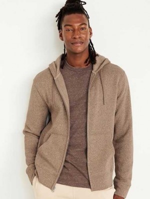 Sweat a Capuche Old Navy Fleece-Knit Zip Hoodie Homme Marron | 316-QYCLDO
