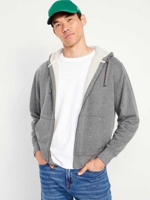Sweat a Capuche Old Navy Oversized Sherpa-Doublée Zip Hoodie Homme B25 | 143-WGIMTZ